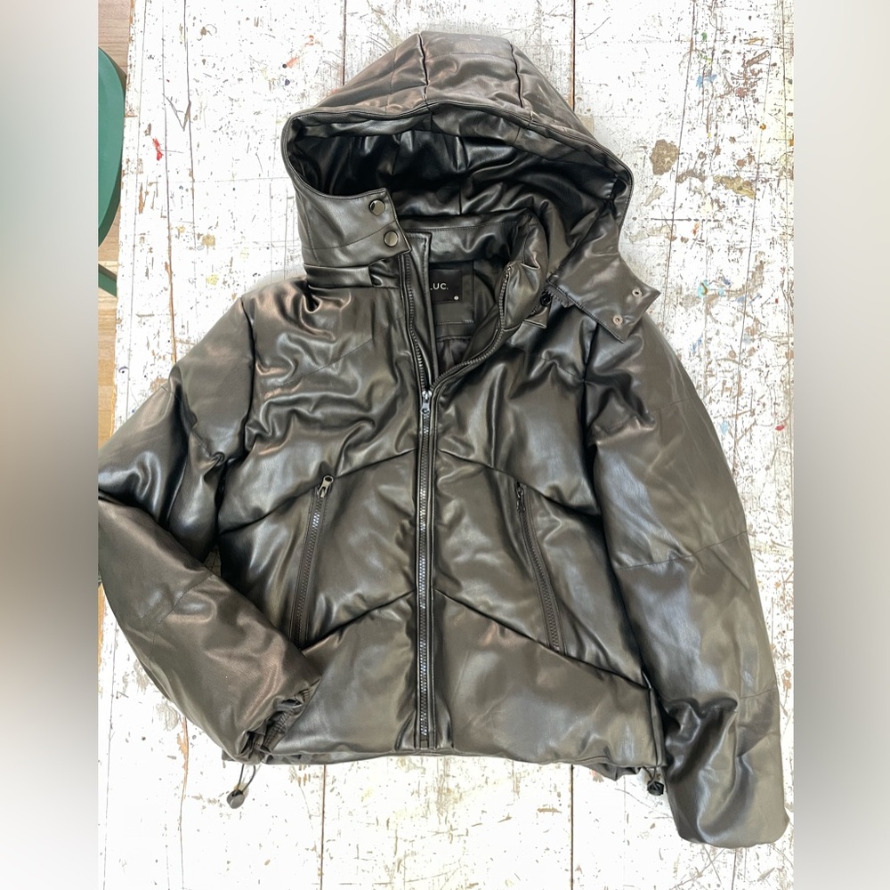 Deluc faux leather jacket
